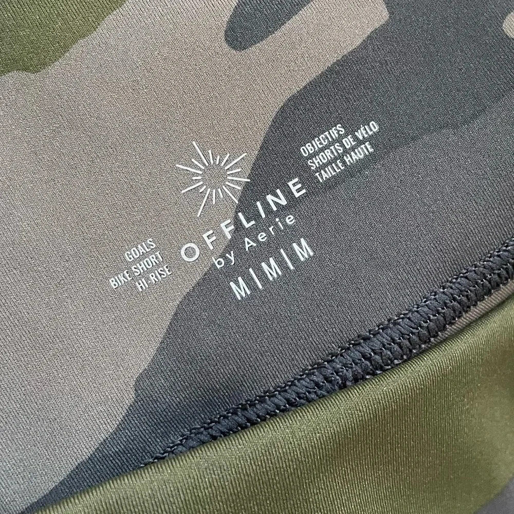 Offline by Aerie Goals Mesh Bike Camo Short size Medium